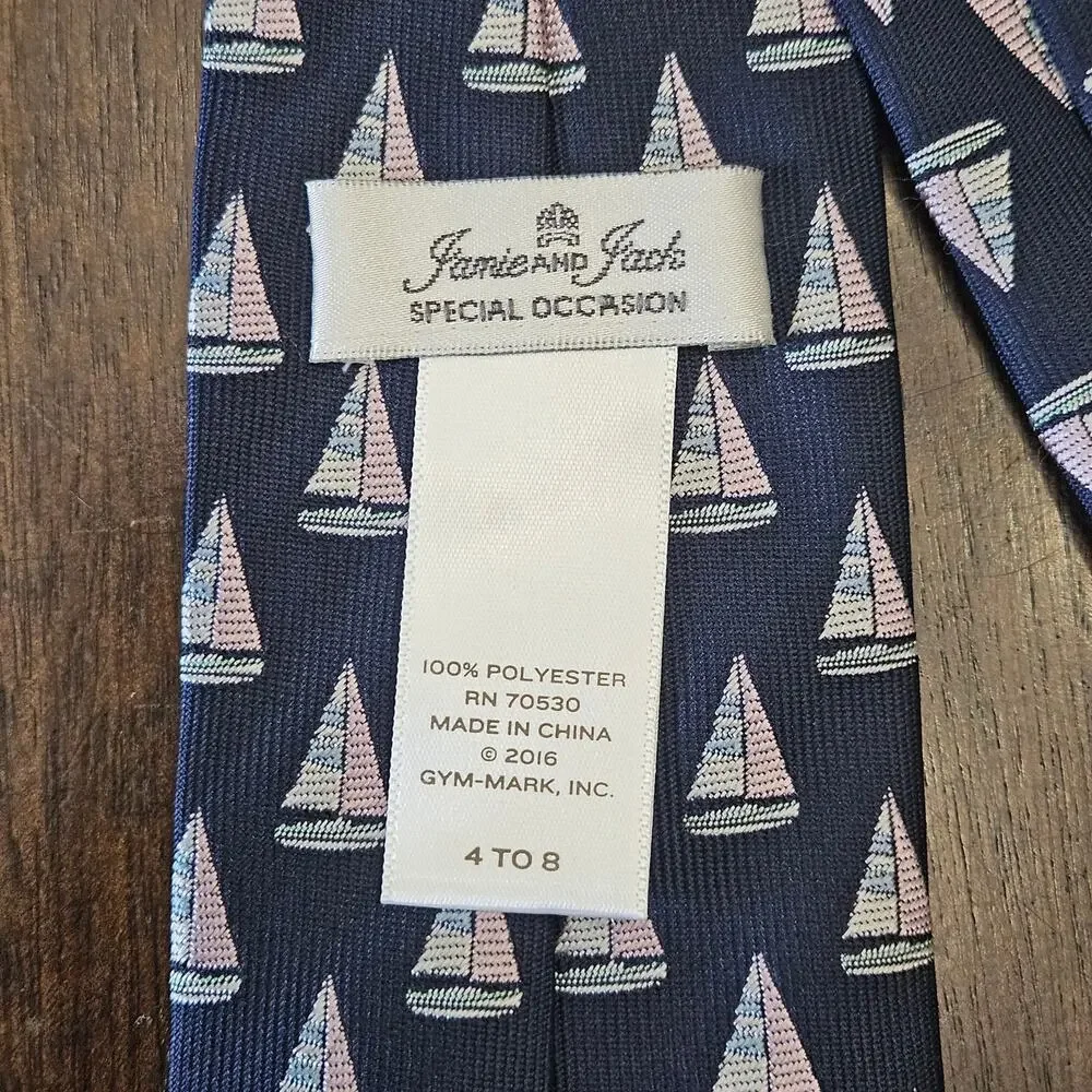 Janie and Jack‎ Boys Dress Ties Lot of 3 Size 4–8 Formal Bow Tie Necktie Preppy